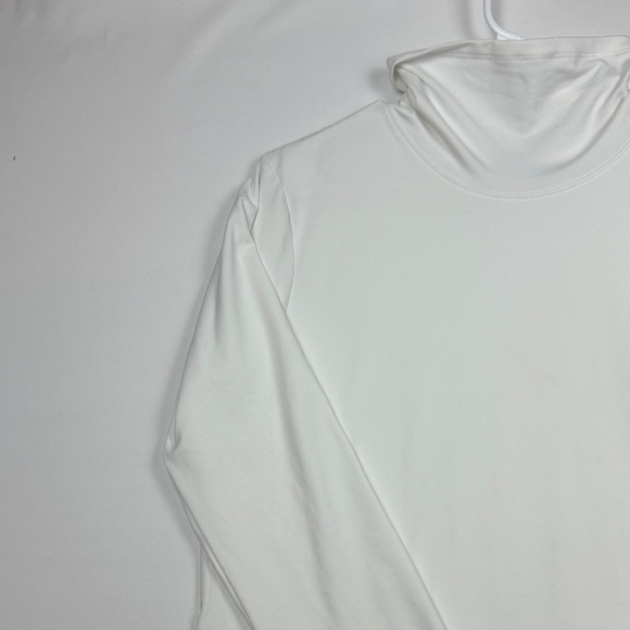 DSG Women's White Long Sleeve Turtleneck Top XXL - Picture 2 of 7